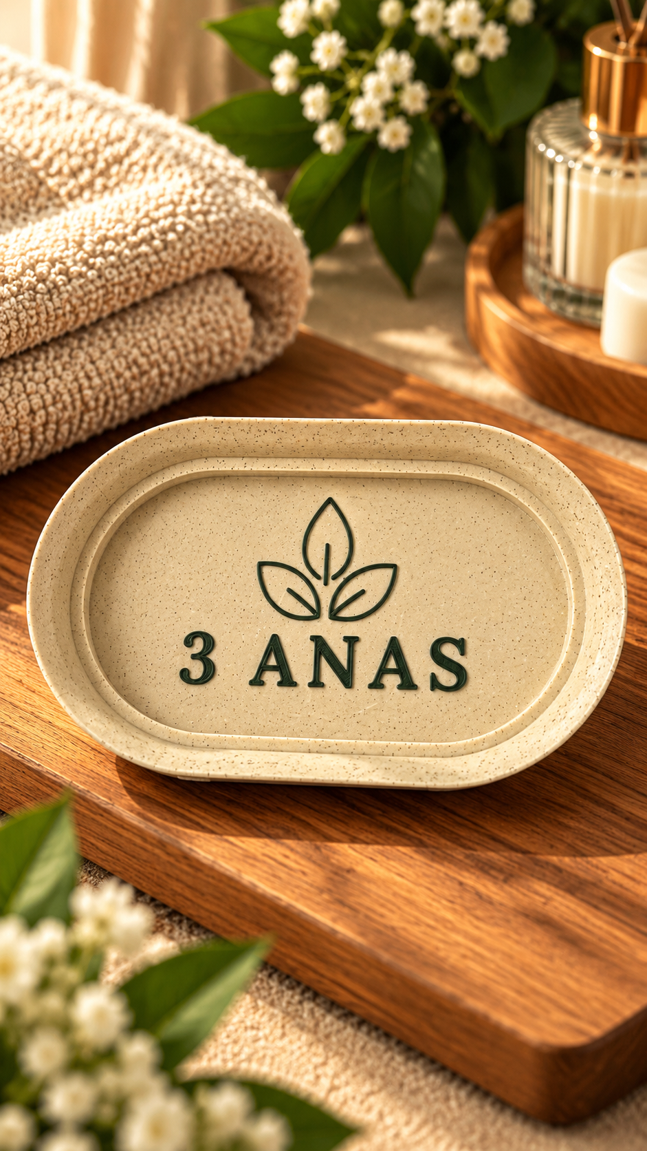 Saboneteira 3 ANAS — Beleza e cuidado em cada detalhe
